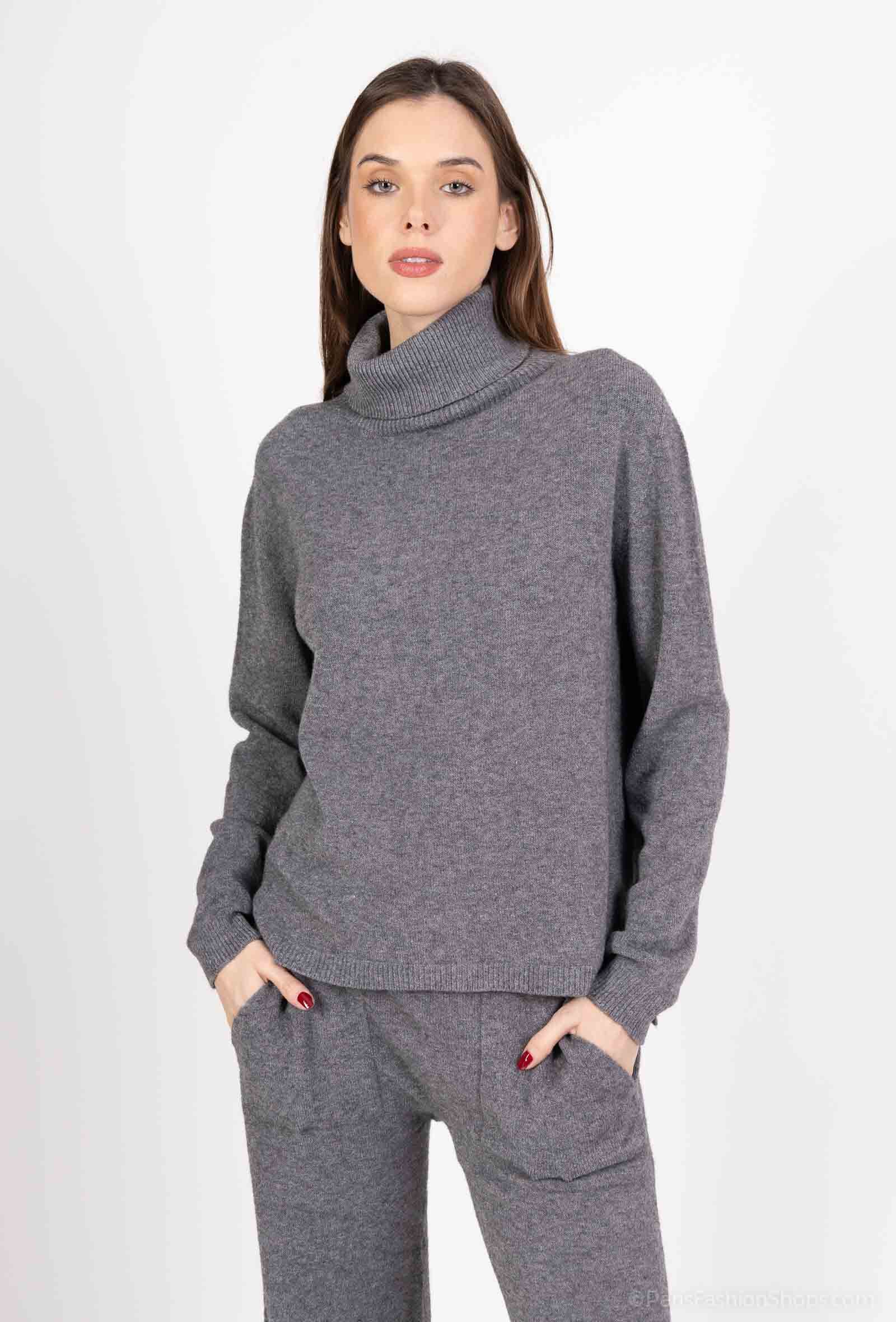 Grossista Max & Enjoy (Vêtements) - Maglione a collo alto senza cuciture
