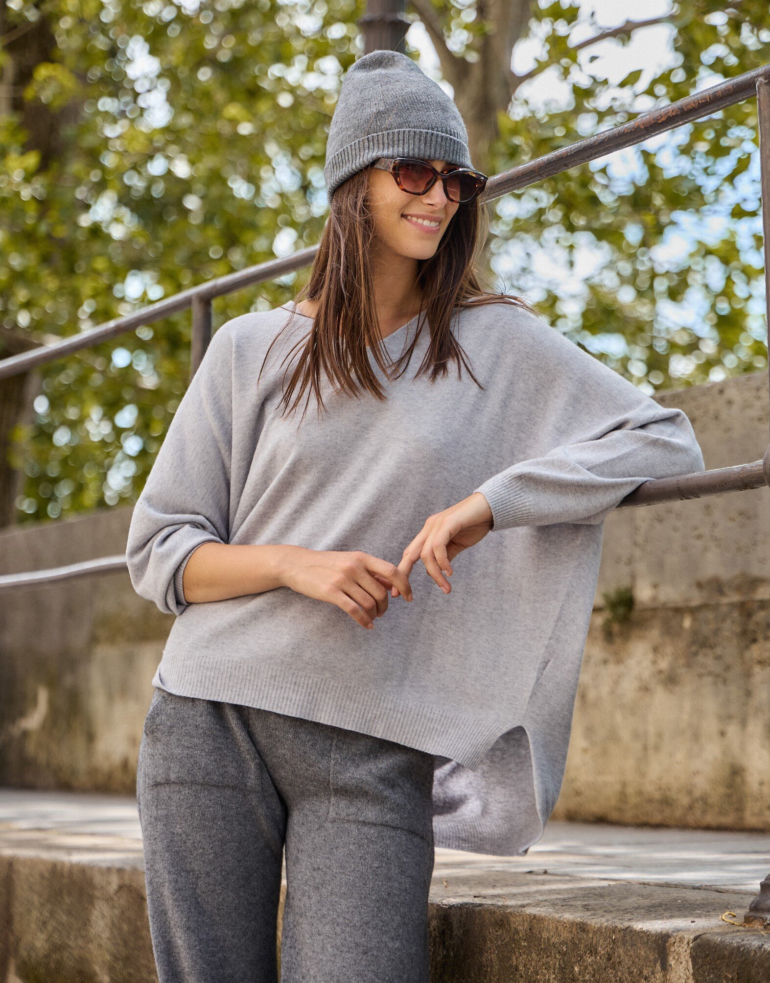 Grossiste Max & Enjoy (Vêtements) - Pull oversize en maille ultrafine sans couture