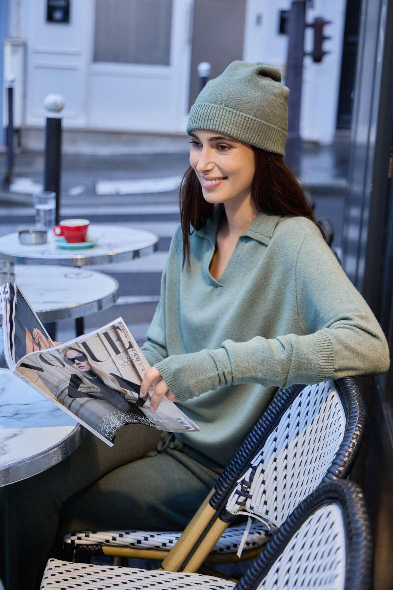 Grossiste Max & Enjoy (Vêtements) - Pull col polo en maille sans couture