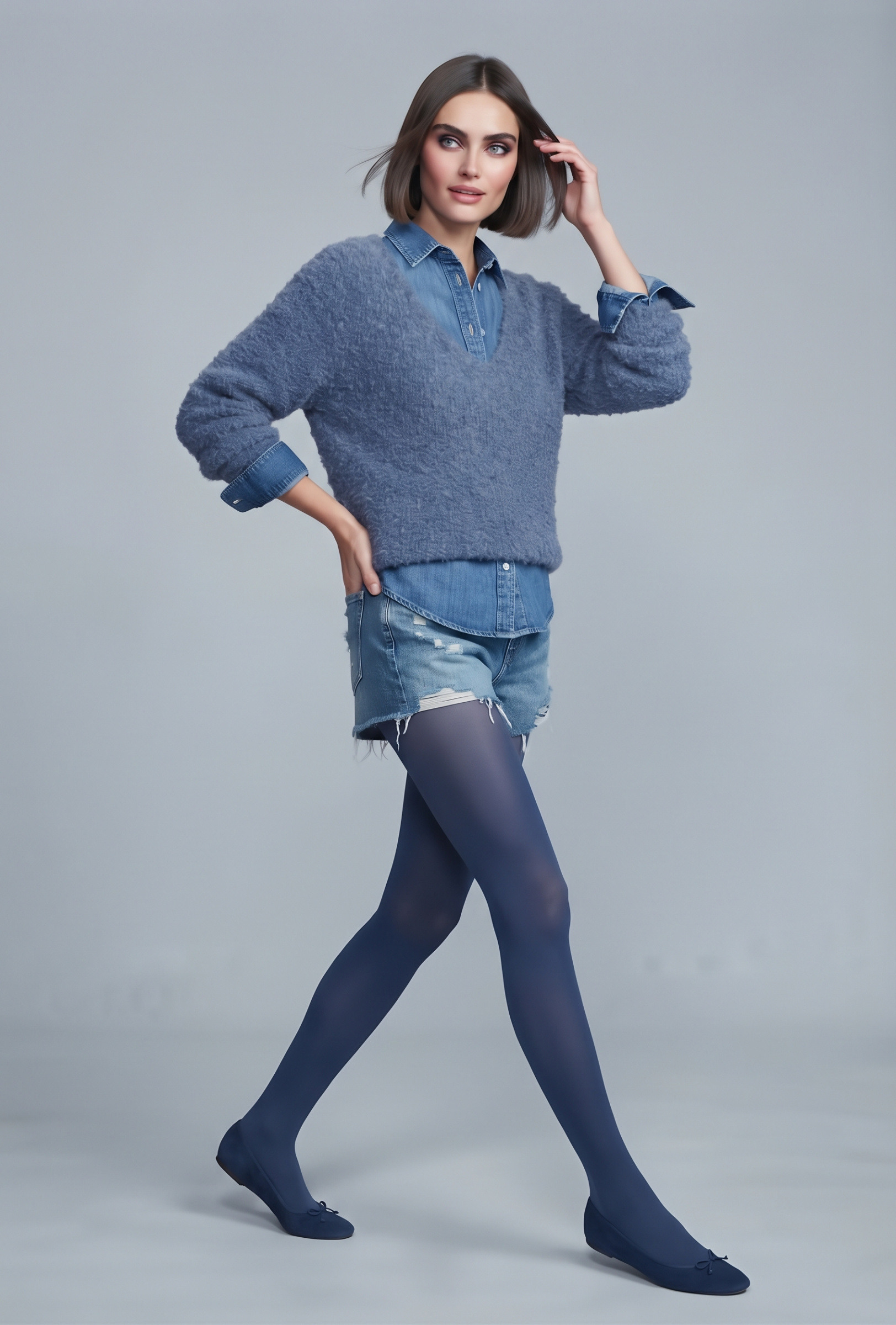 Wholesaler Max & Enjoy (Vêtements) - Textured V-neck sweater