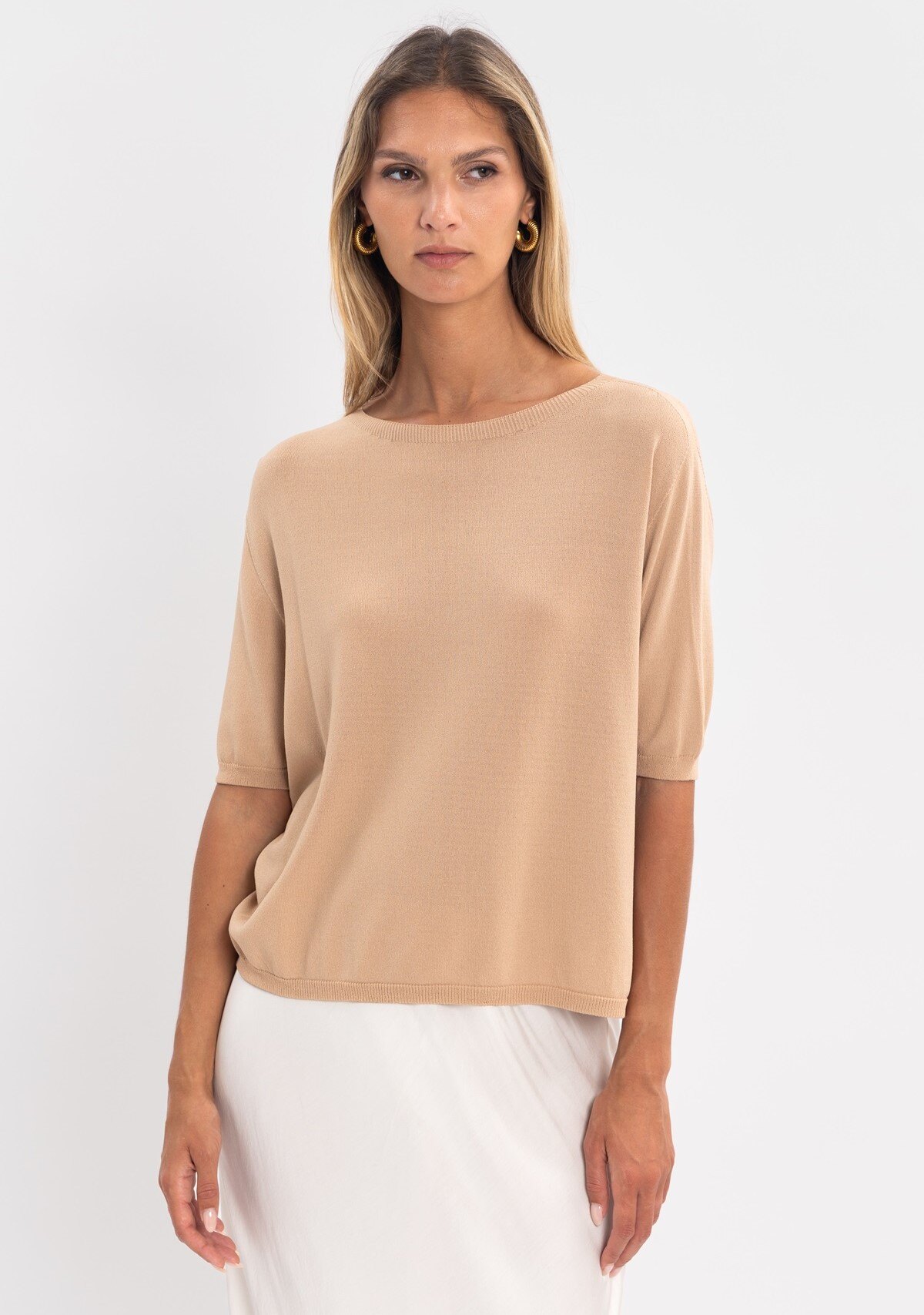 Grossiste Max & Enjoy (Vêtements) - PULL EN MAILLE FROIDE SANS COUTURE