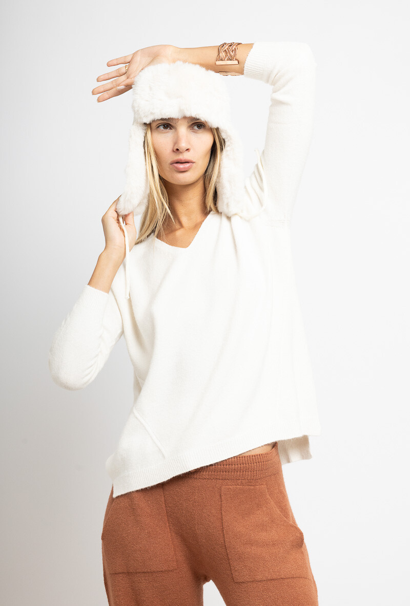 Grossiste Max & Enjoy (Vêtements) - Pull en maille d'hiver sans couture au toucher cachemire