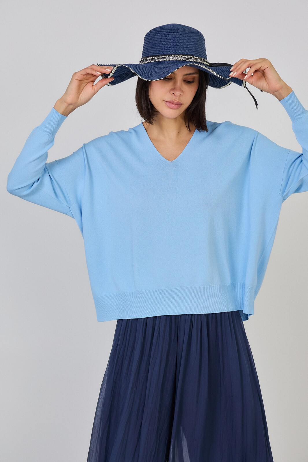 Grossista Max & Enjoy (Vêtements) - Maglione a maglia a rete meridionale senza cucitura