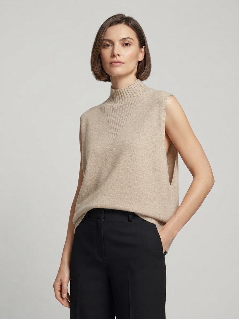 Grossiste Max & Enjoy (Vêtements) - Pull col montant sans couture