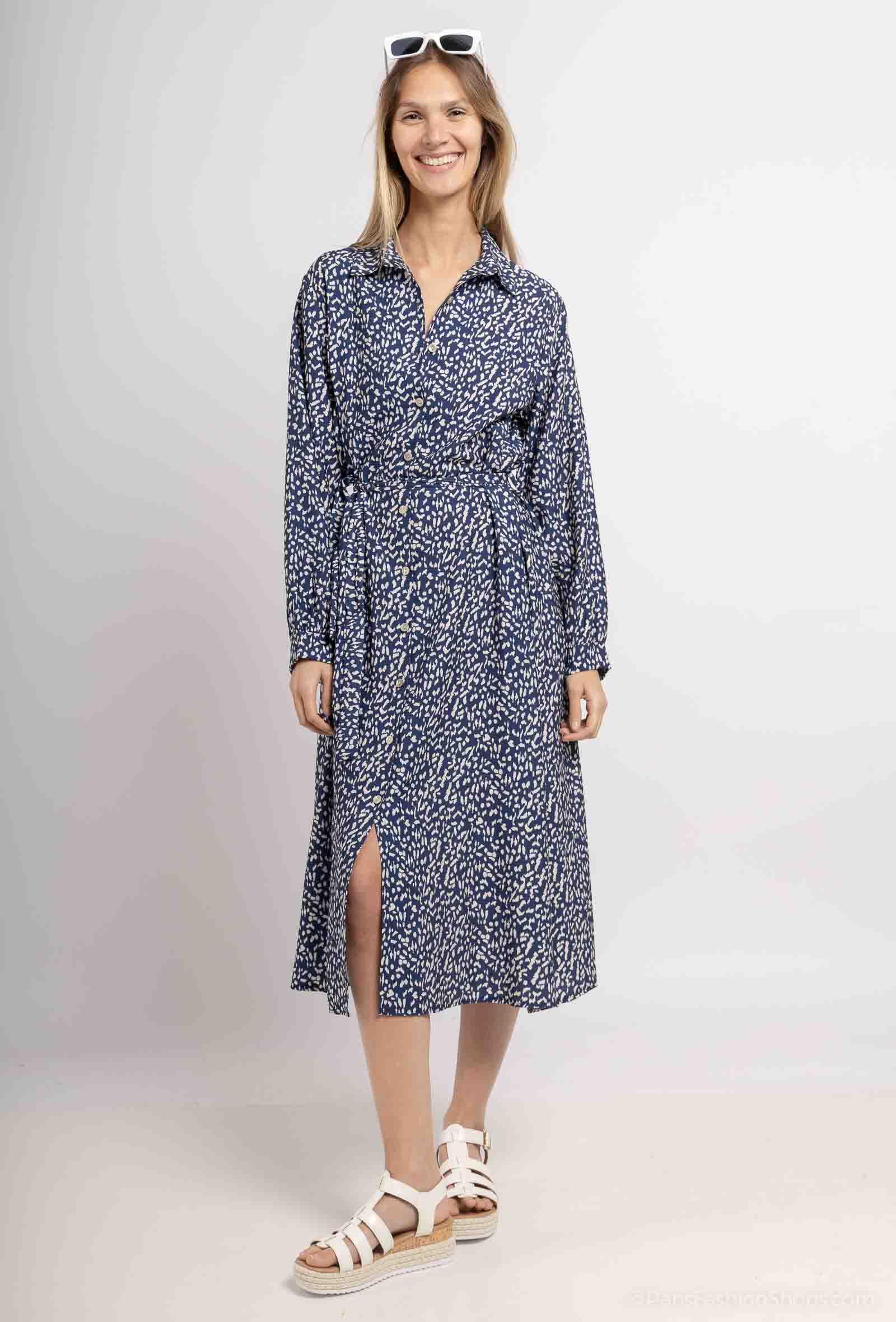 Großhändler Max & Enjoy (Vêtements) - Midikleid mit Grafikdruck