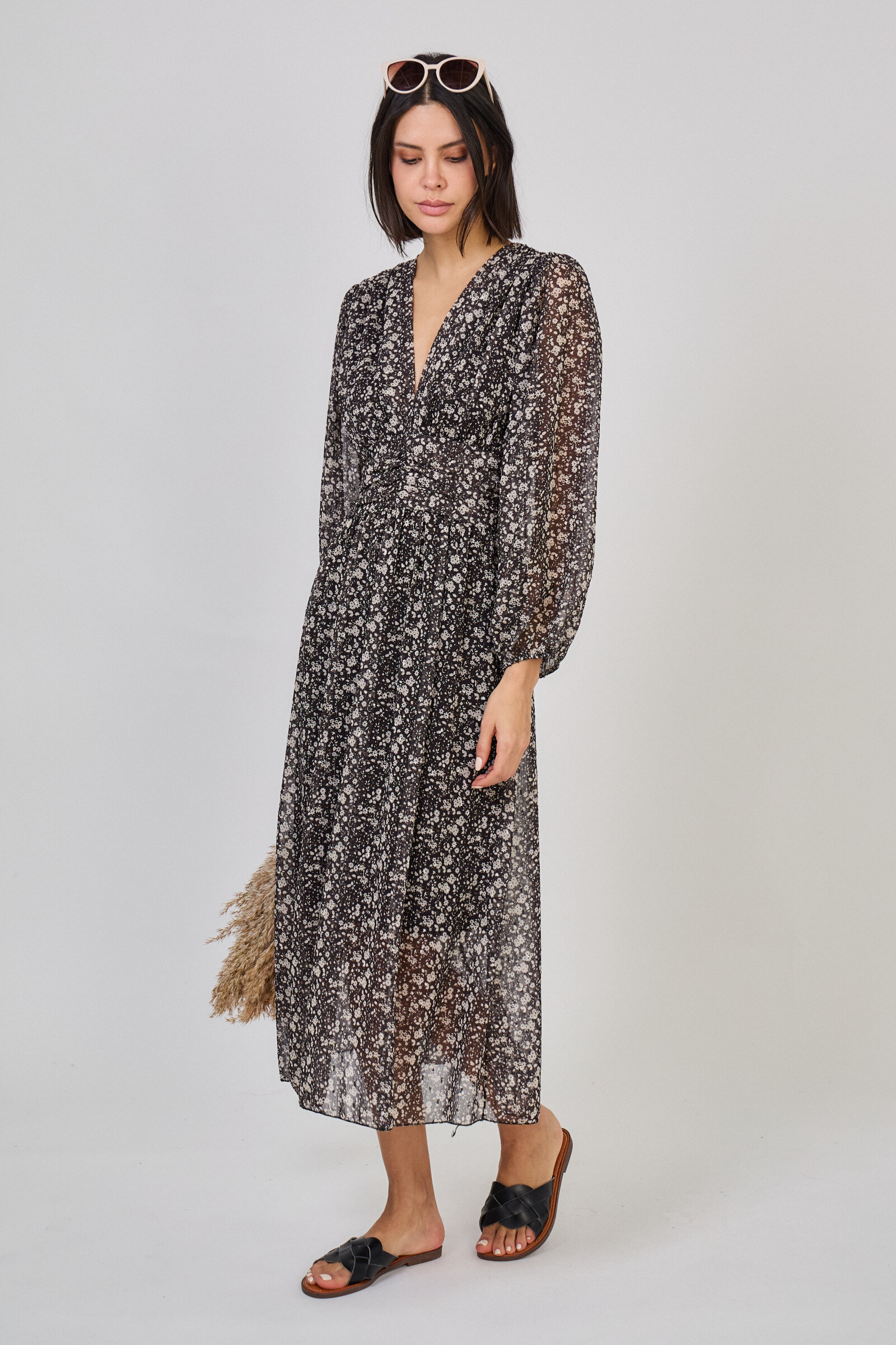 Mayorista Max & Enjoy (Vêtements) - Vestido largo "Liberty Floral Motif"