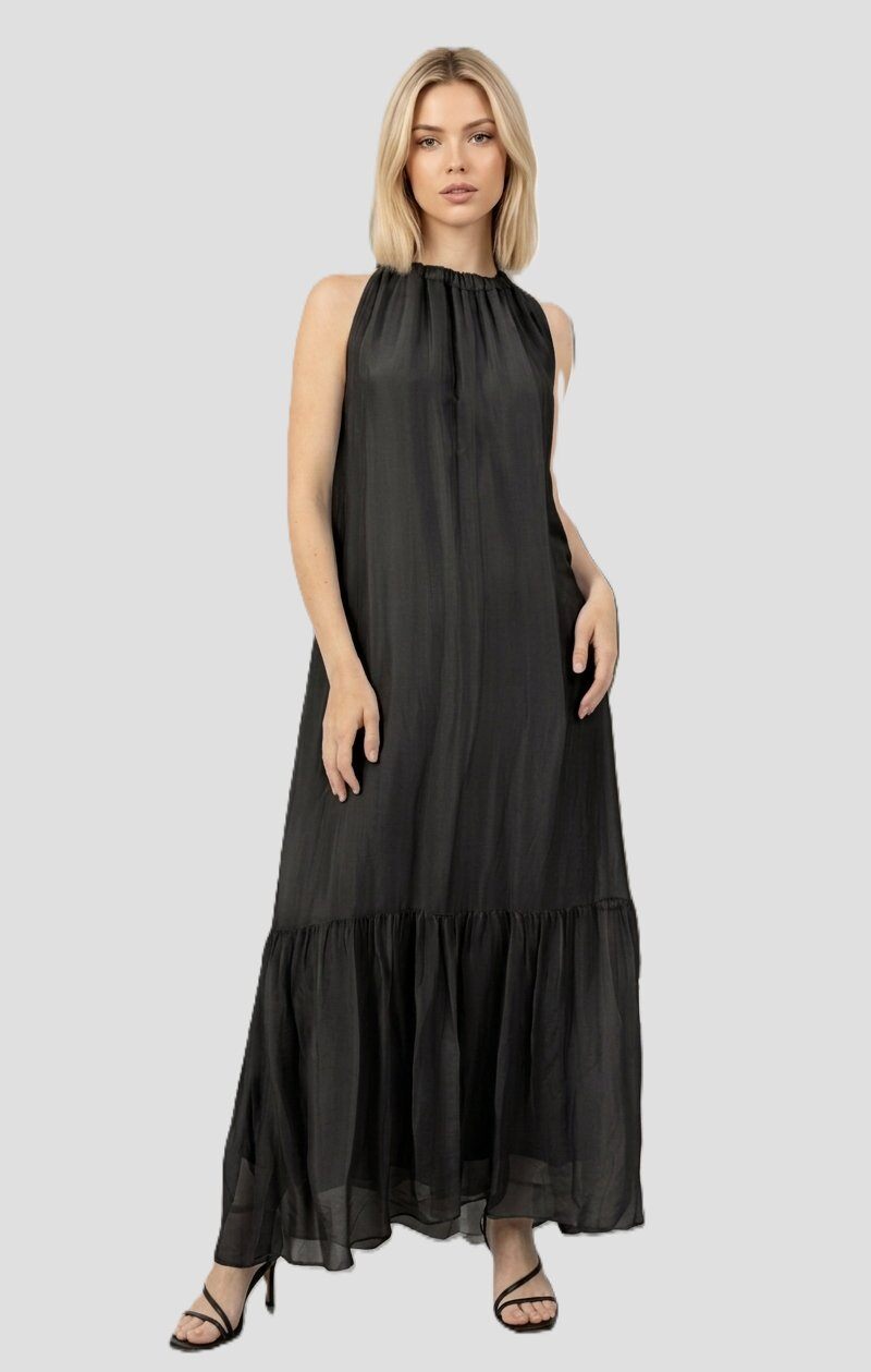 Grossiste Max & Enjoy (Vêtements) - ROBE LONGUE EN SOIE VAPOREUSE