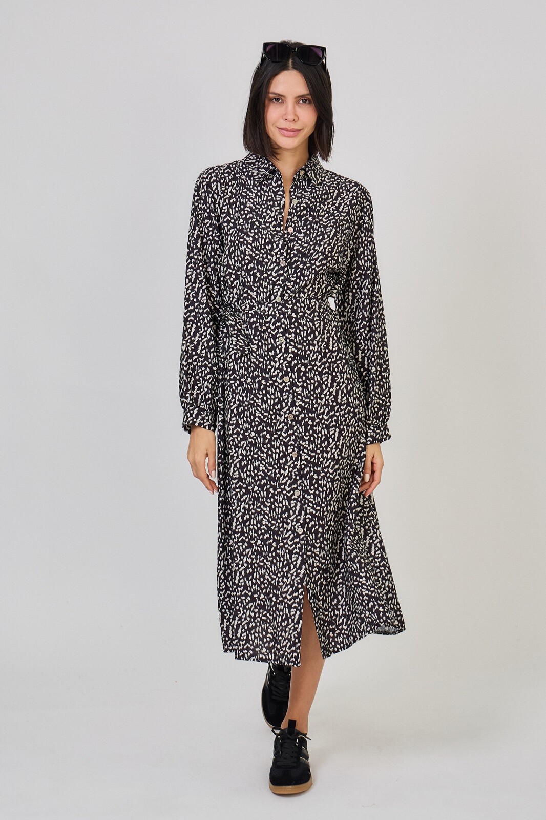 Mayorista Max & Enjoy (Vêtements) - Vestido midi con estampado gráfico