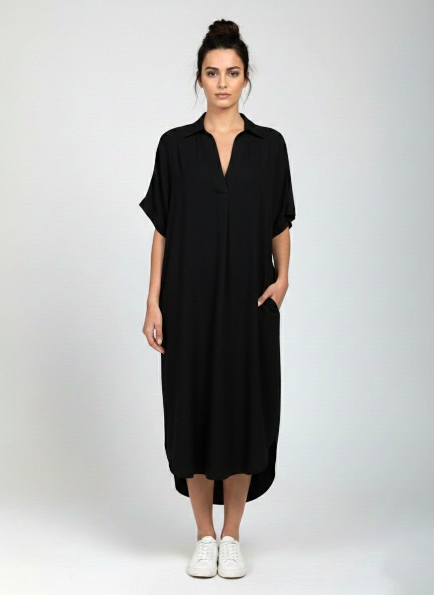 Wholesaler Max & Enjoy (Vêtements) - Oversized Satin Shirt Dress