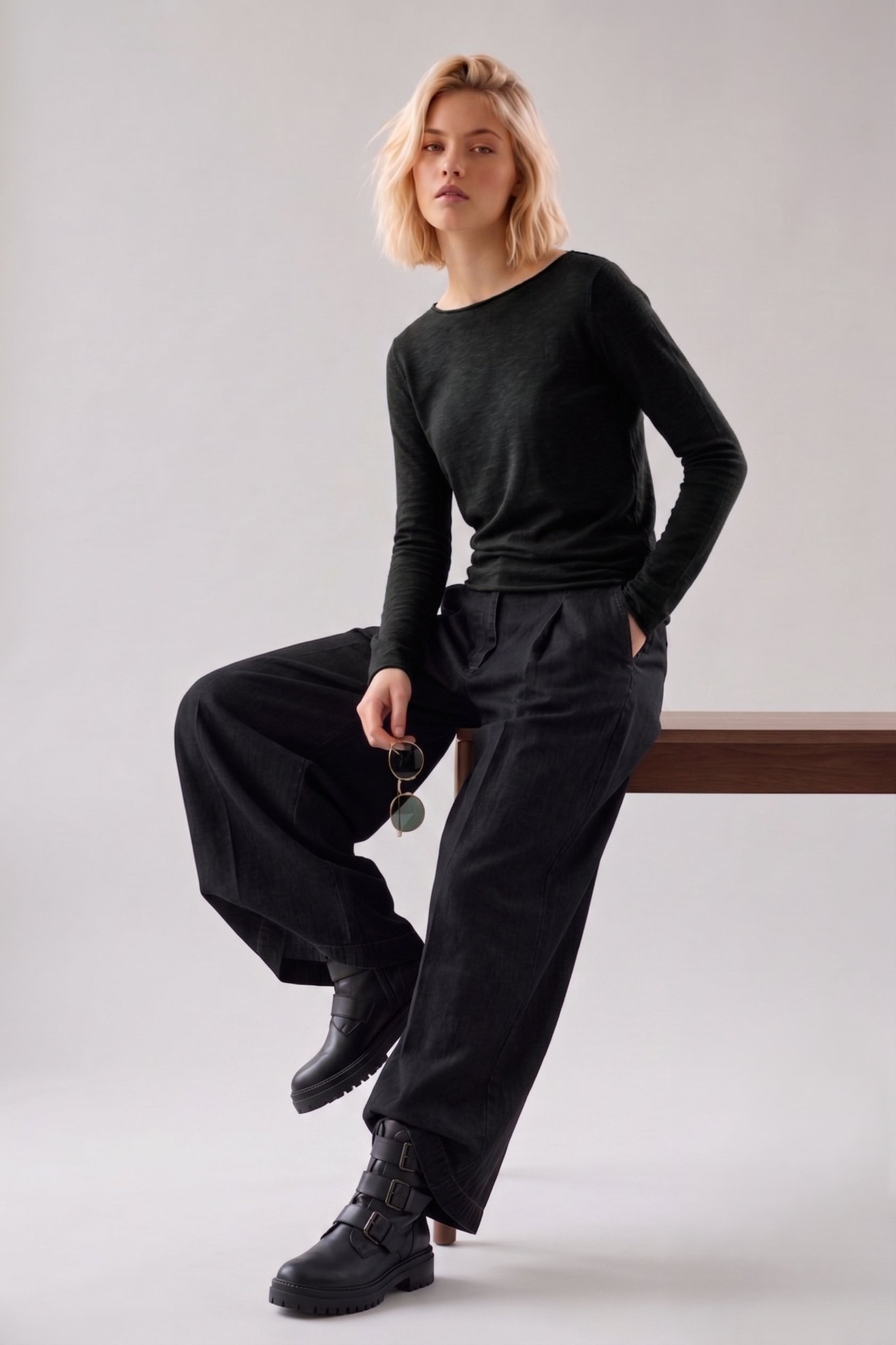 Großhändler Max & Enjoy (Vêtements) - Kaschmir-Rollkragenpullover in zweiter Haut