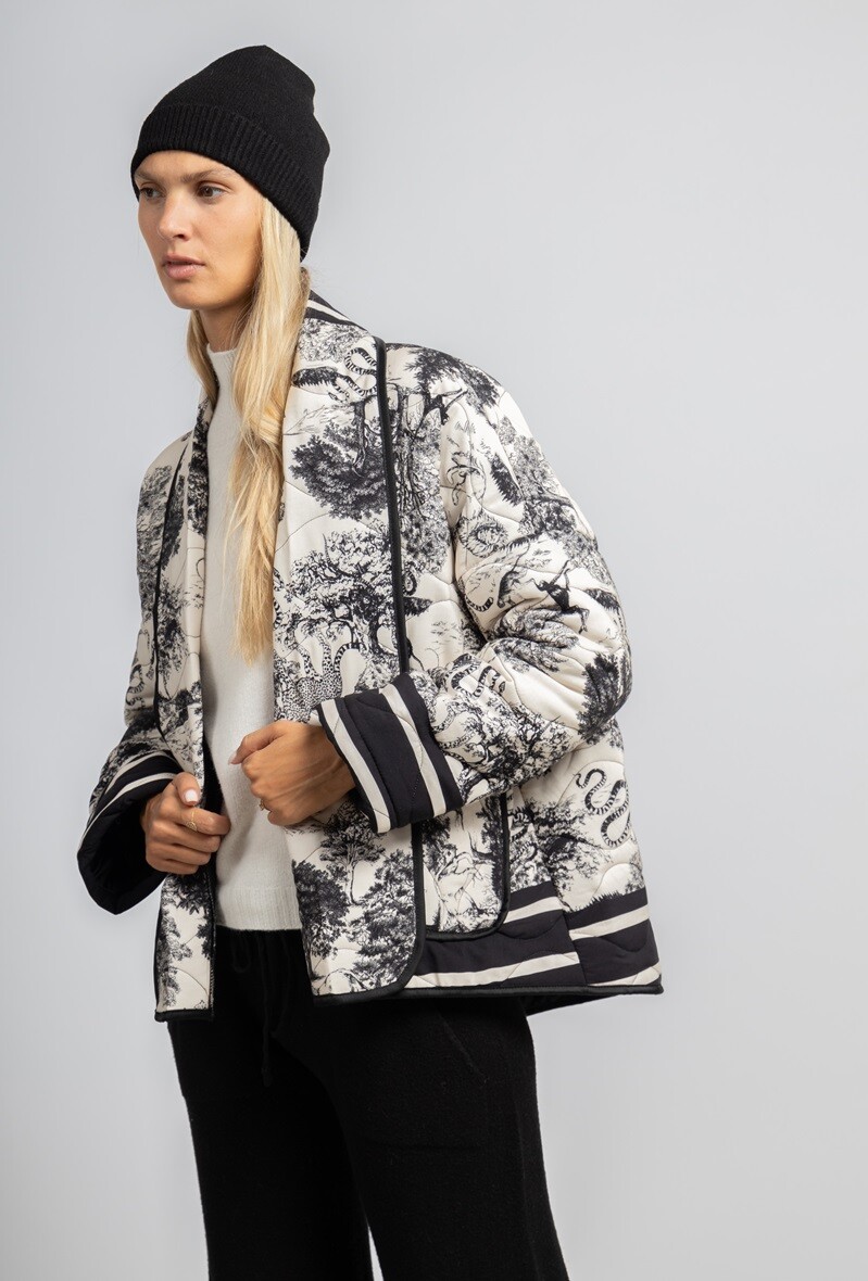 Mayorista Max & Enjoy (Vêtements) - Chaqueta de estampado jungla con mangas largas
