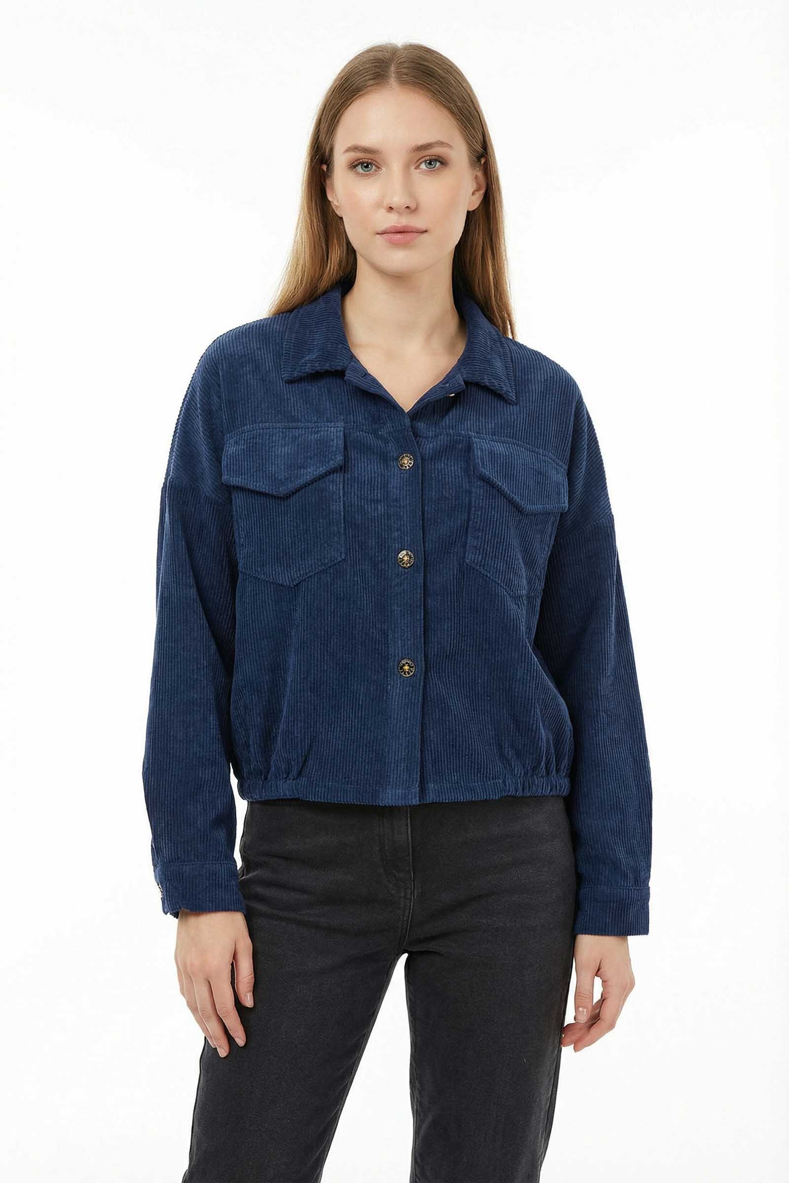 Veste oversize effet velour