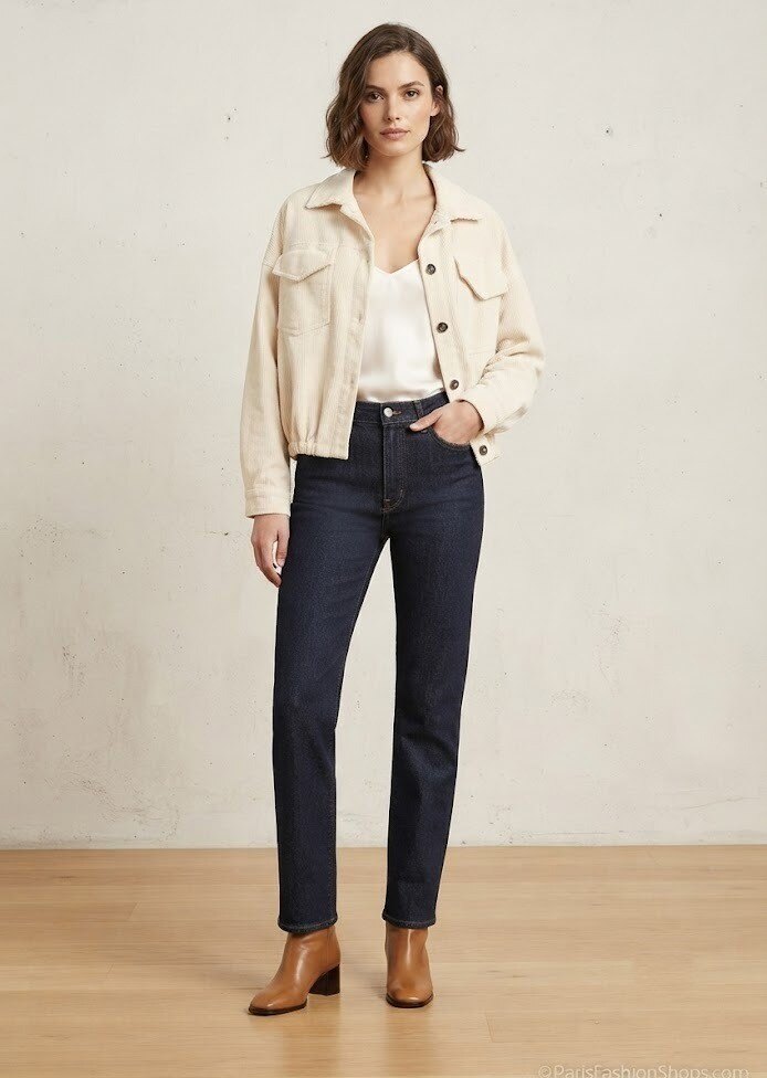 Grossiste Max & Enjoy (Vêtements) - Veste effet velours côtelé