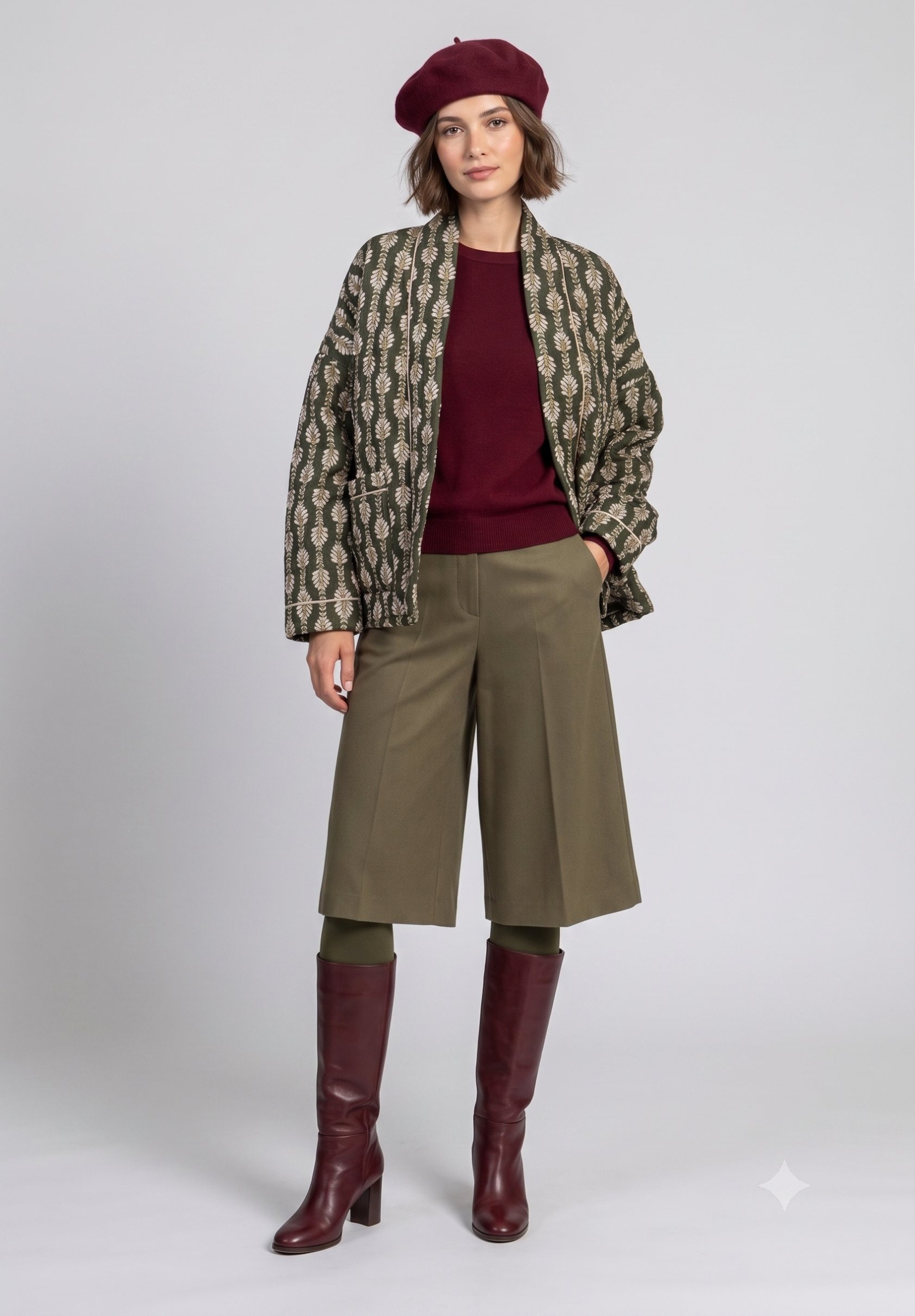 Grossiste Max & Enjoy (Vêtements) - Veste matelassée séduit par son imprimé raffiné