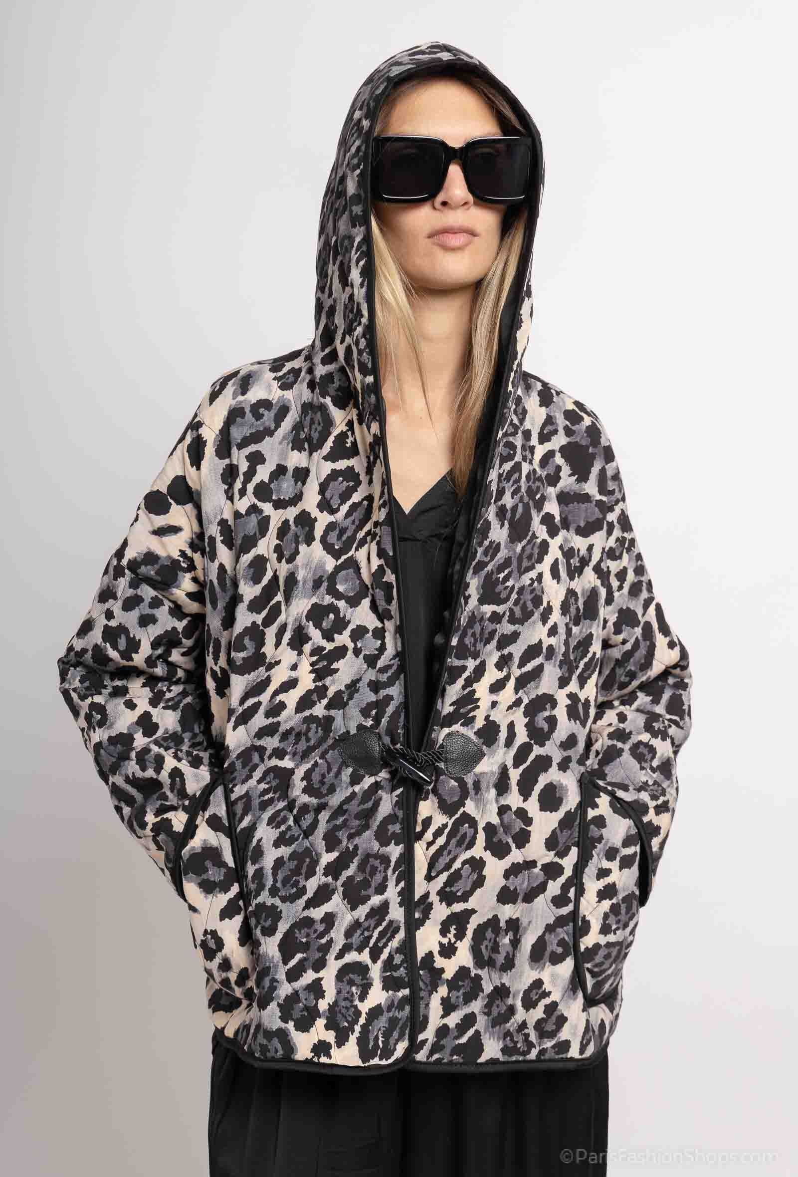 Mayorista Max & Enjoy (Vêtements) - Chaqueta de patrones de leopardo de manga larga