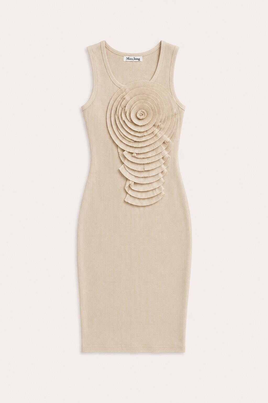 Wholesaler max long - Knit midi dress with applied flower