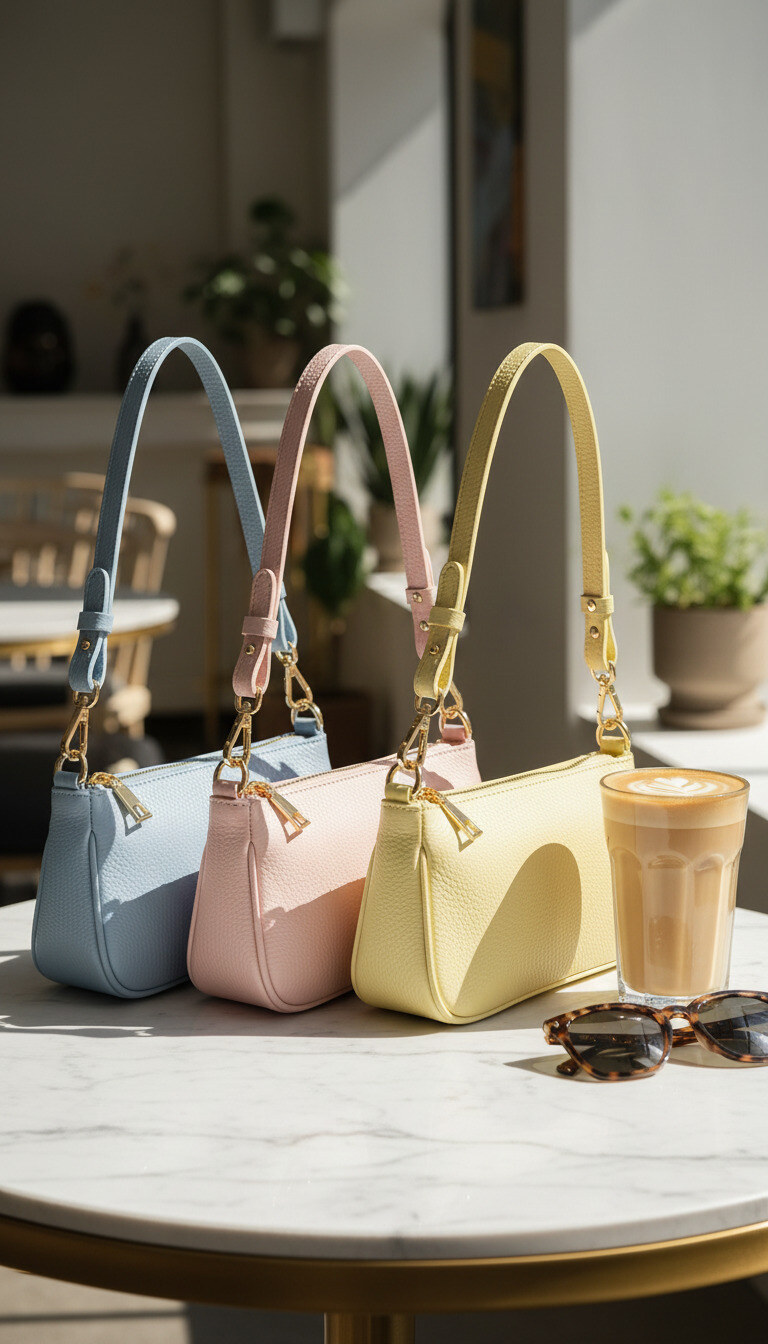 Wholesaler Max - Grained leather handbag/shoulder bag