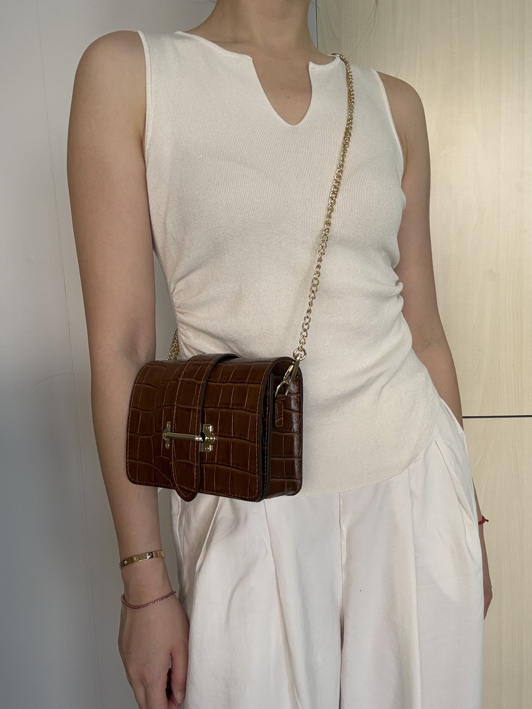 Mayorista MAXFLY - BOLSOS ELEGANTES EN ESTAMPADO DE COCODRILO
