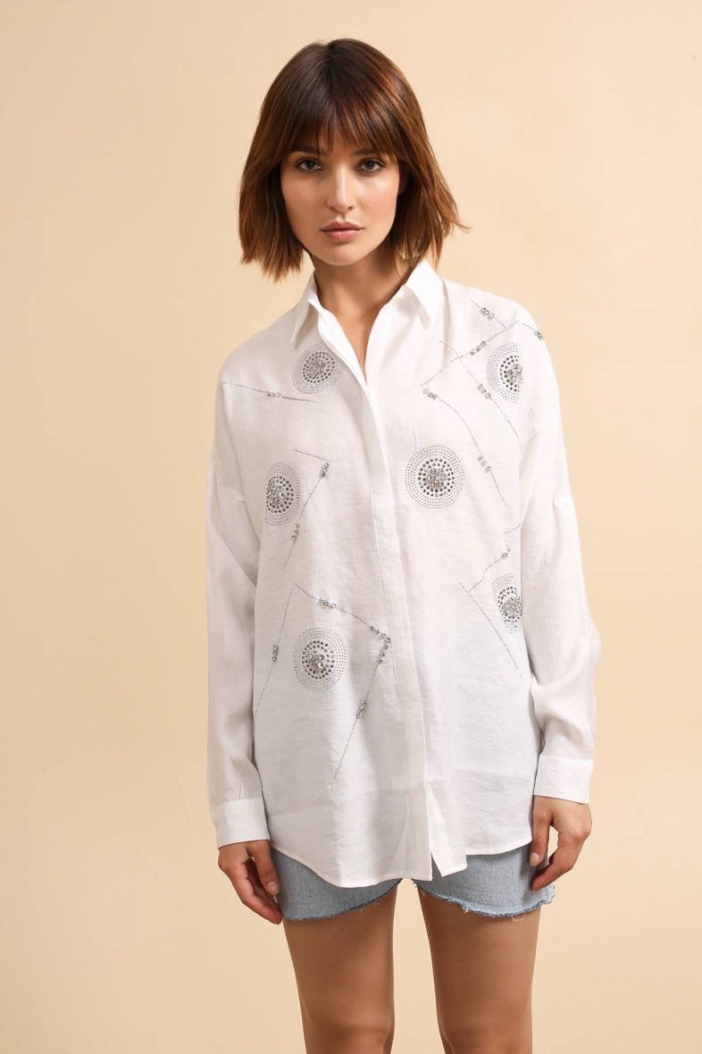 Wholesaler MAXMILA PARIS - Loose fit patterned shirt