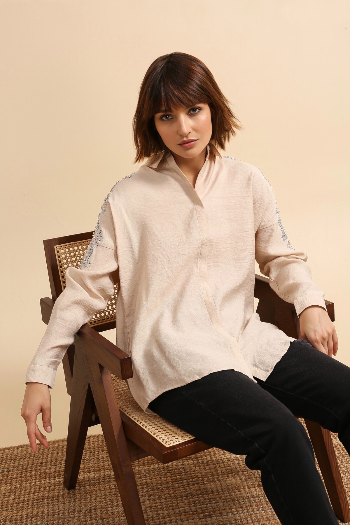 Grossista MAXMILA PARIS - Camicia a motivi USMAN