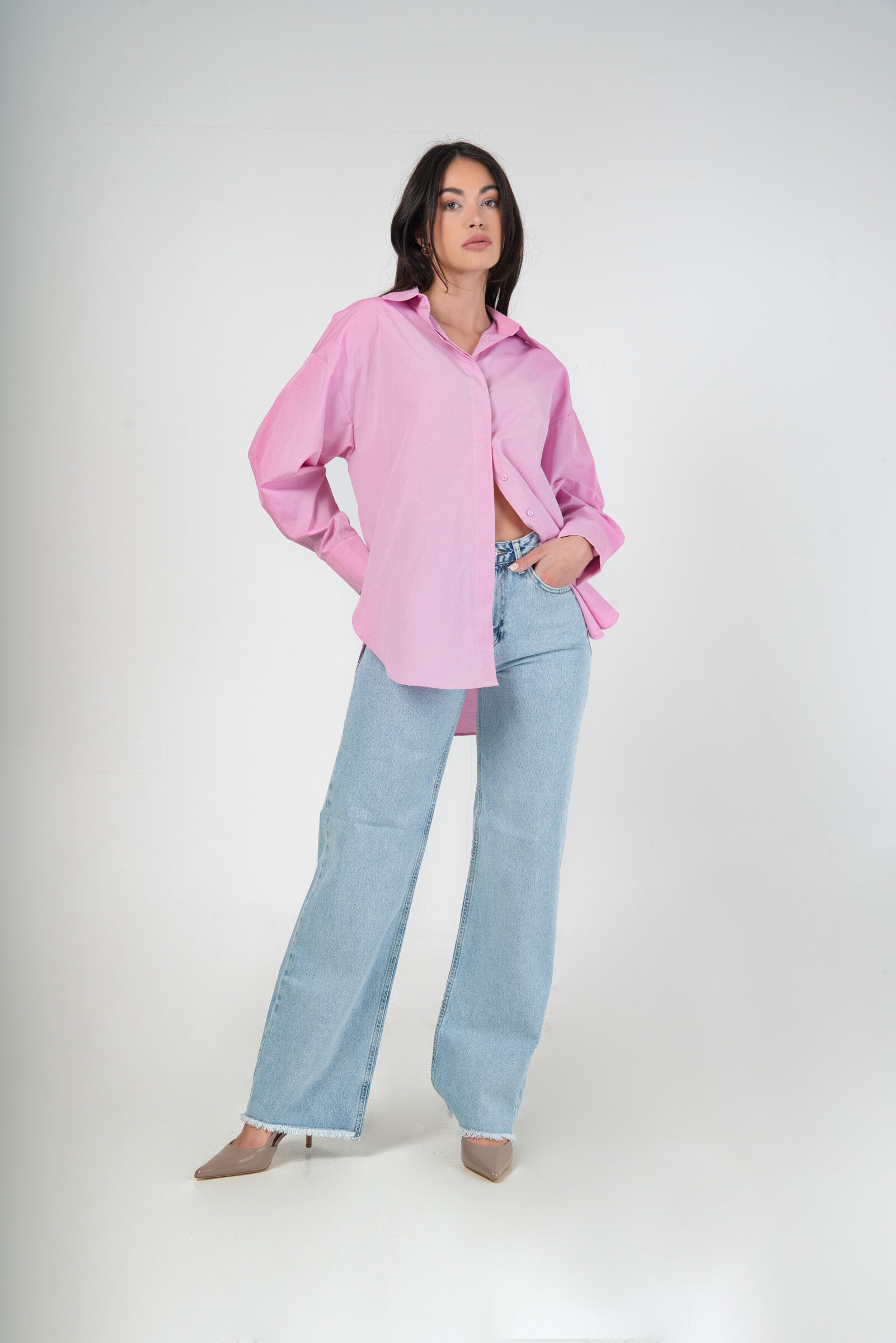 Wholesaler MAXMILA PARIS - Pale color fluid shirt