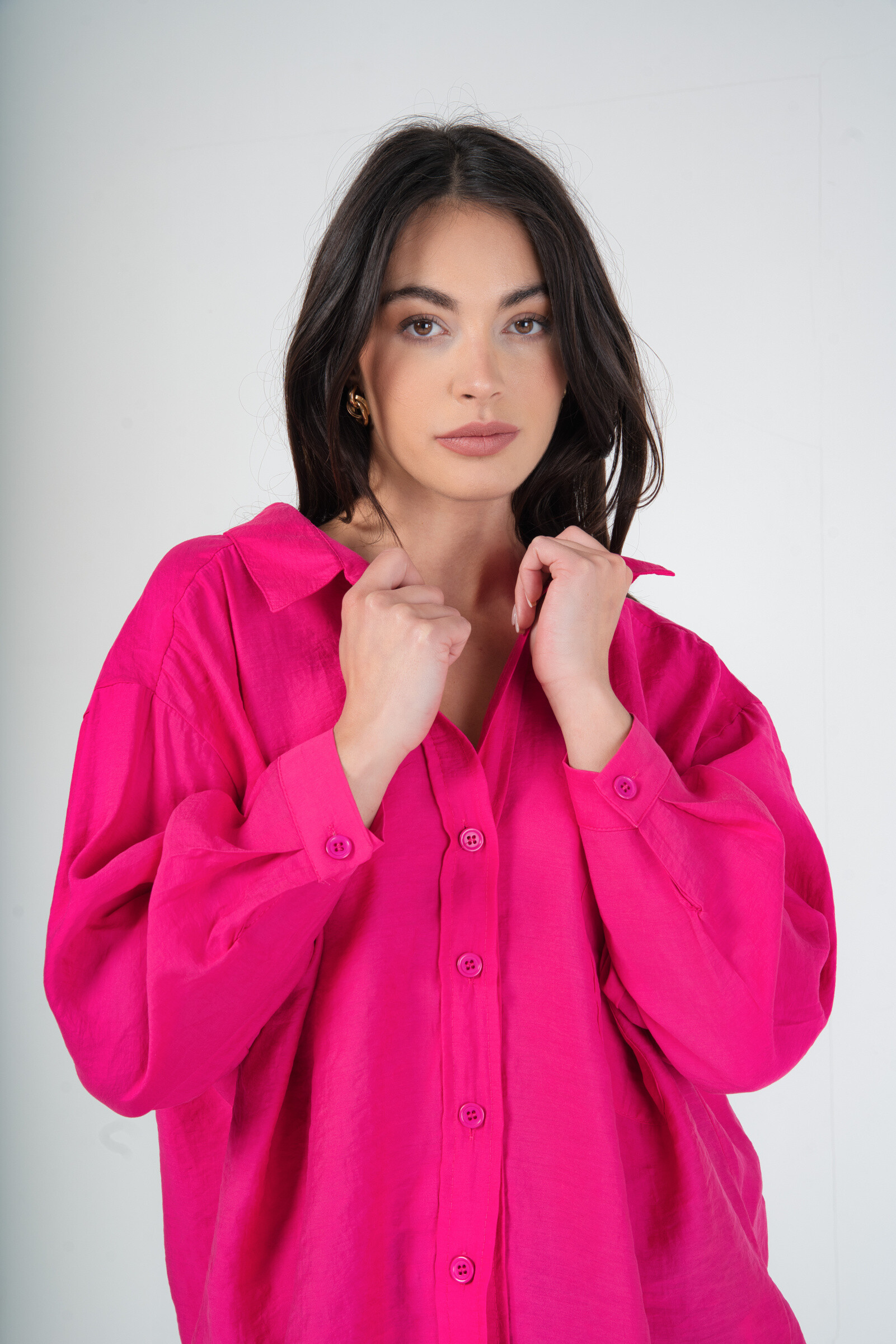 Flexible long sleeve shirt - Fuchsia - 3 - large format