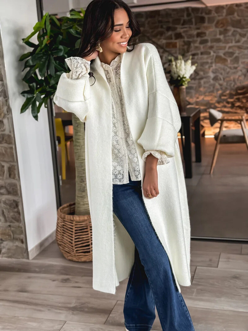 Grossista MAXMILA PARIS - Gilet lungo oversize da donna