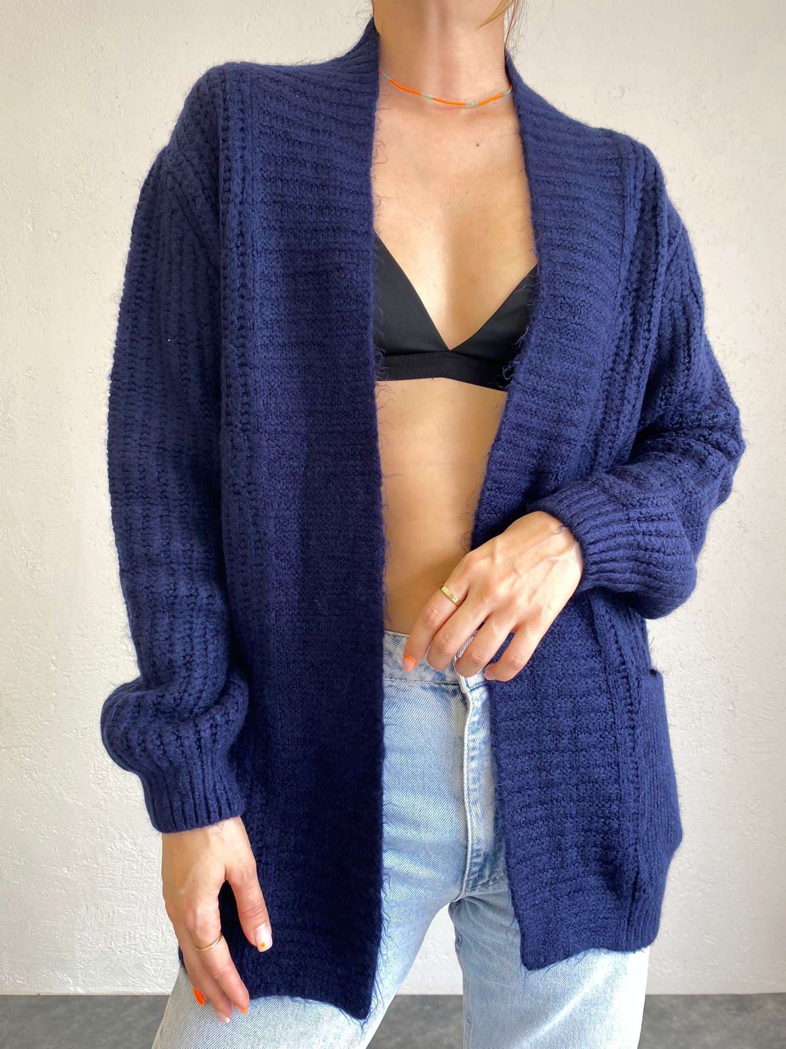 Wholesaler MAXMILA PARIS - Straight Cut Pocket Knitted Vest