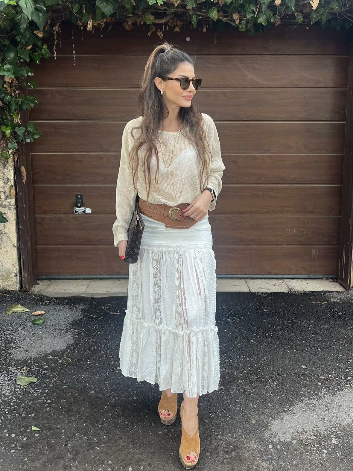 Wholesaler MAXMILA PARIS - Long ruffle skirt