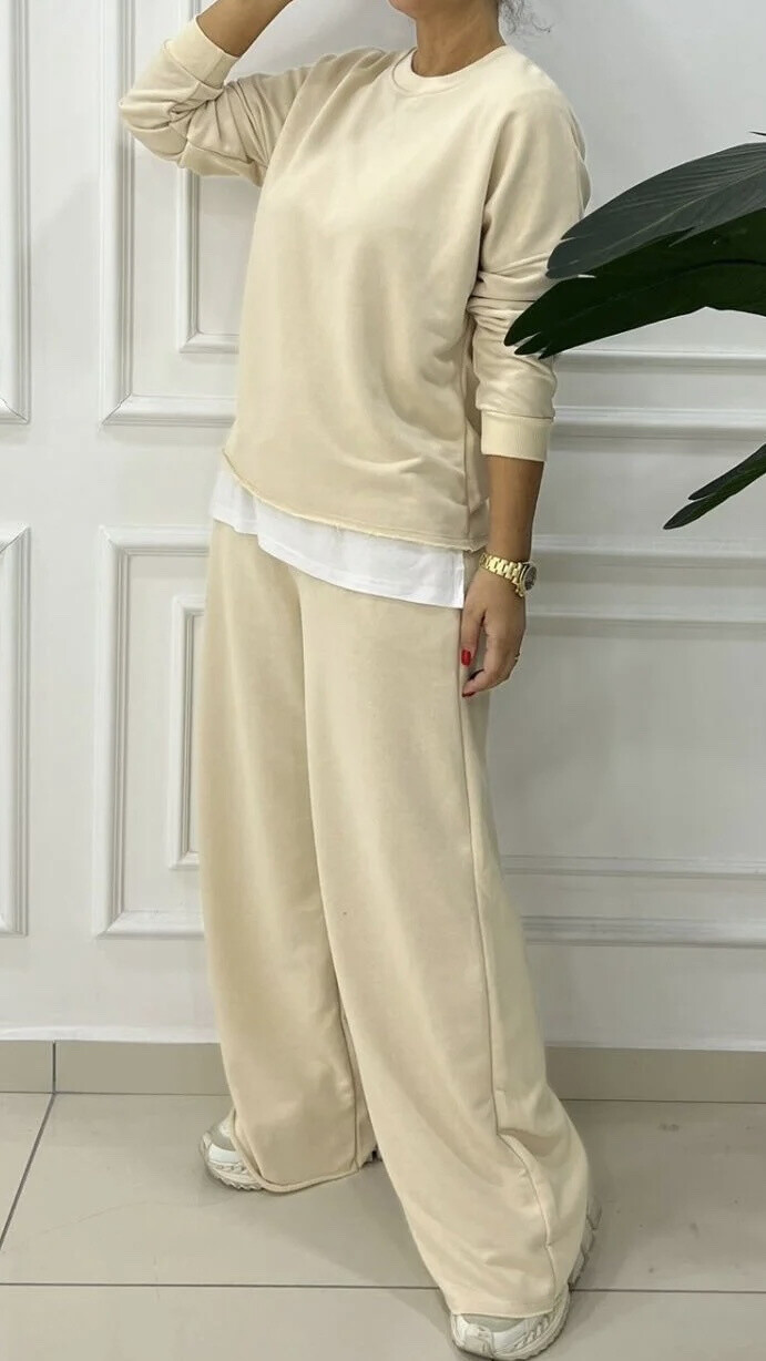 Wholesaler MAXMILA PARIS - ABBAH soft wide leg pants