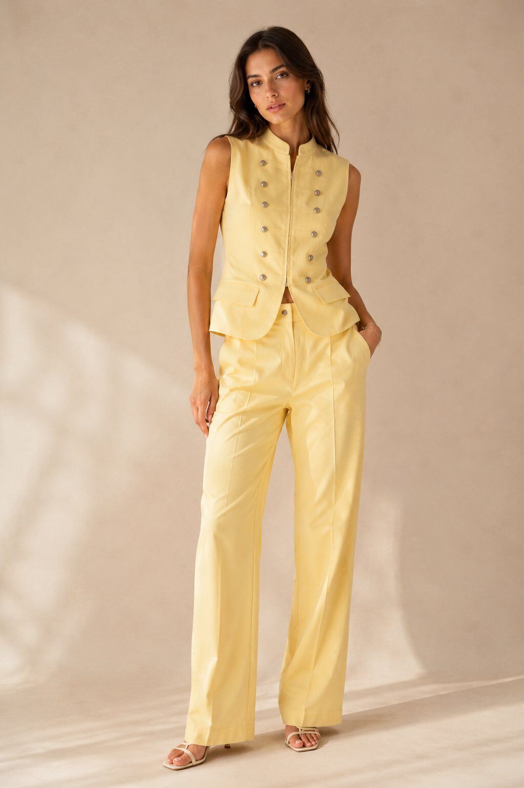 Grossiste MAXMILA PARIS - Pantalon tailleur droit élégant - ZELIA