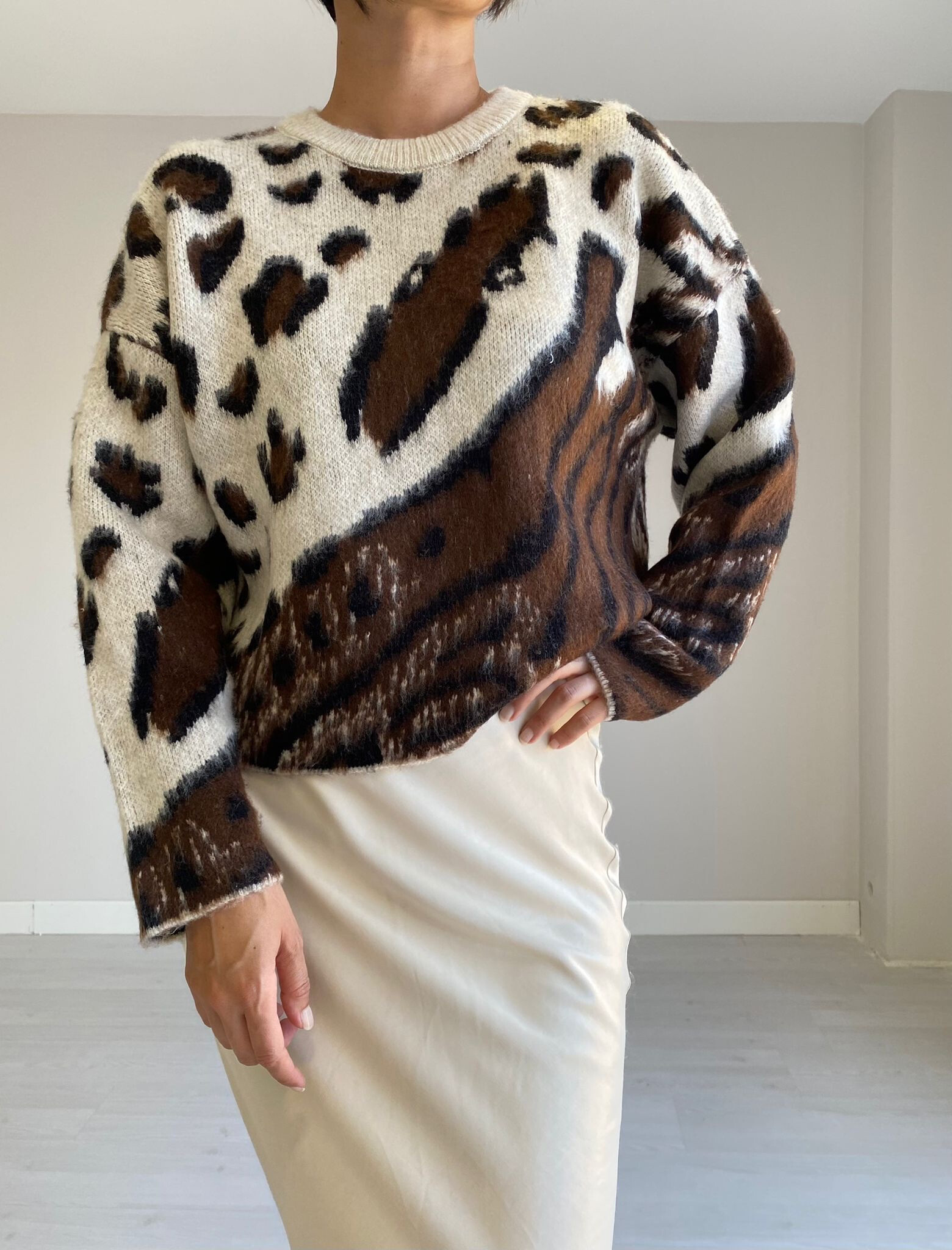 Grossista MAXMILA PARIS - Maglione stampato elegante per donna