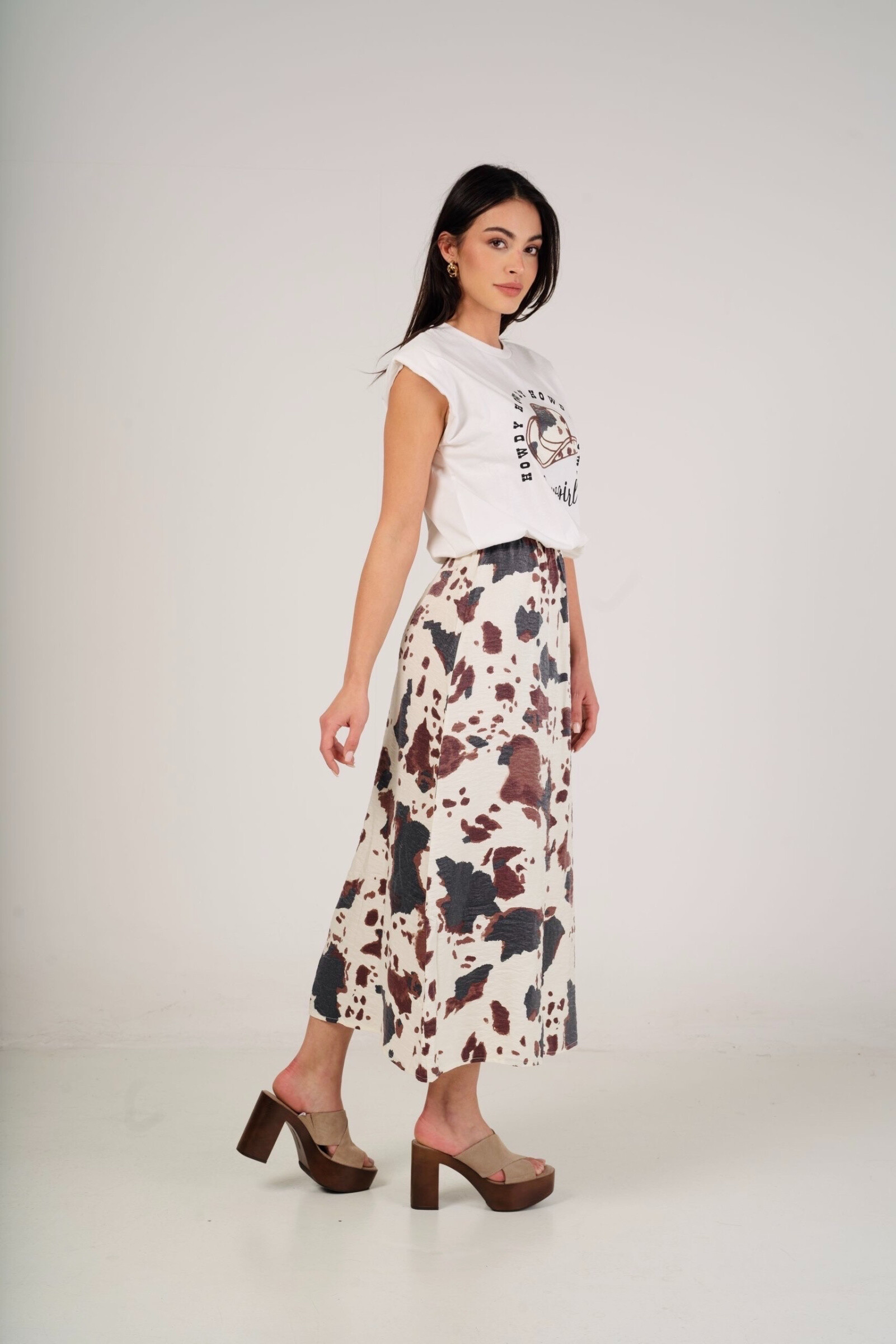 Wholesaler MAXMILA PARIS - 2 in 1 cow print dress