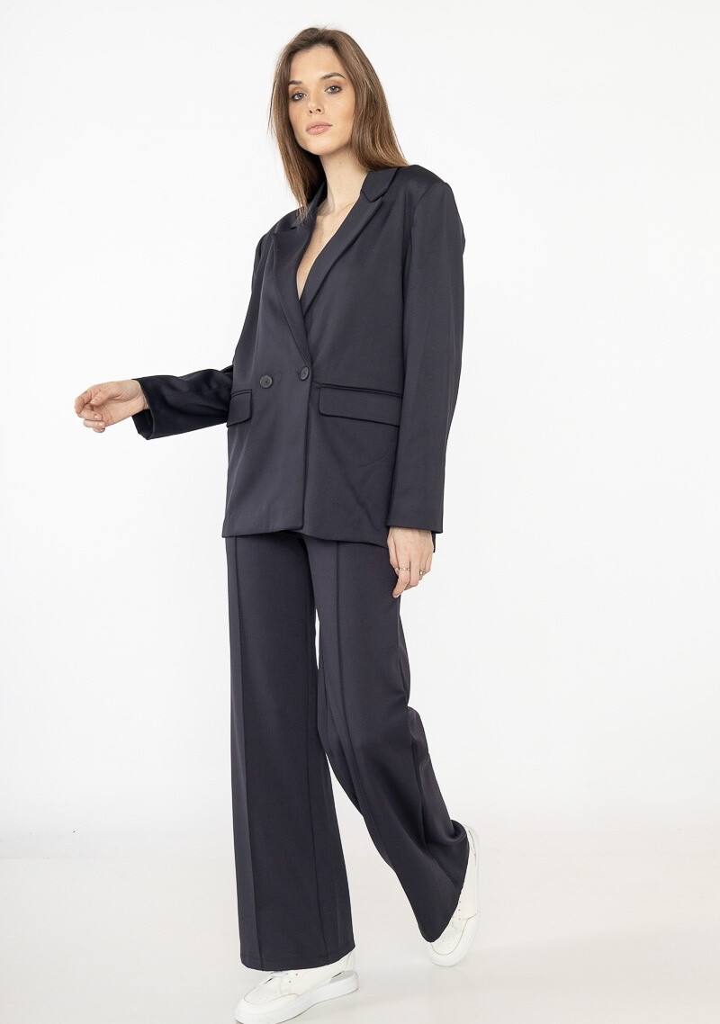 Wholesaler MAXMILA PARIS - Oversized Fluid Jacket in Scuba FATI