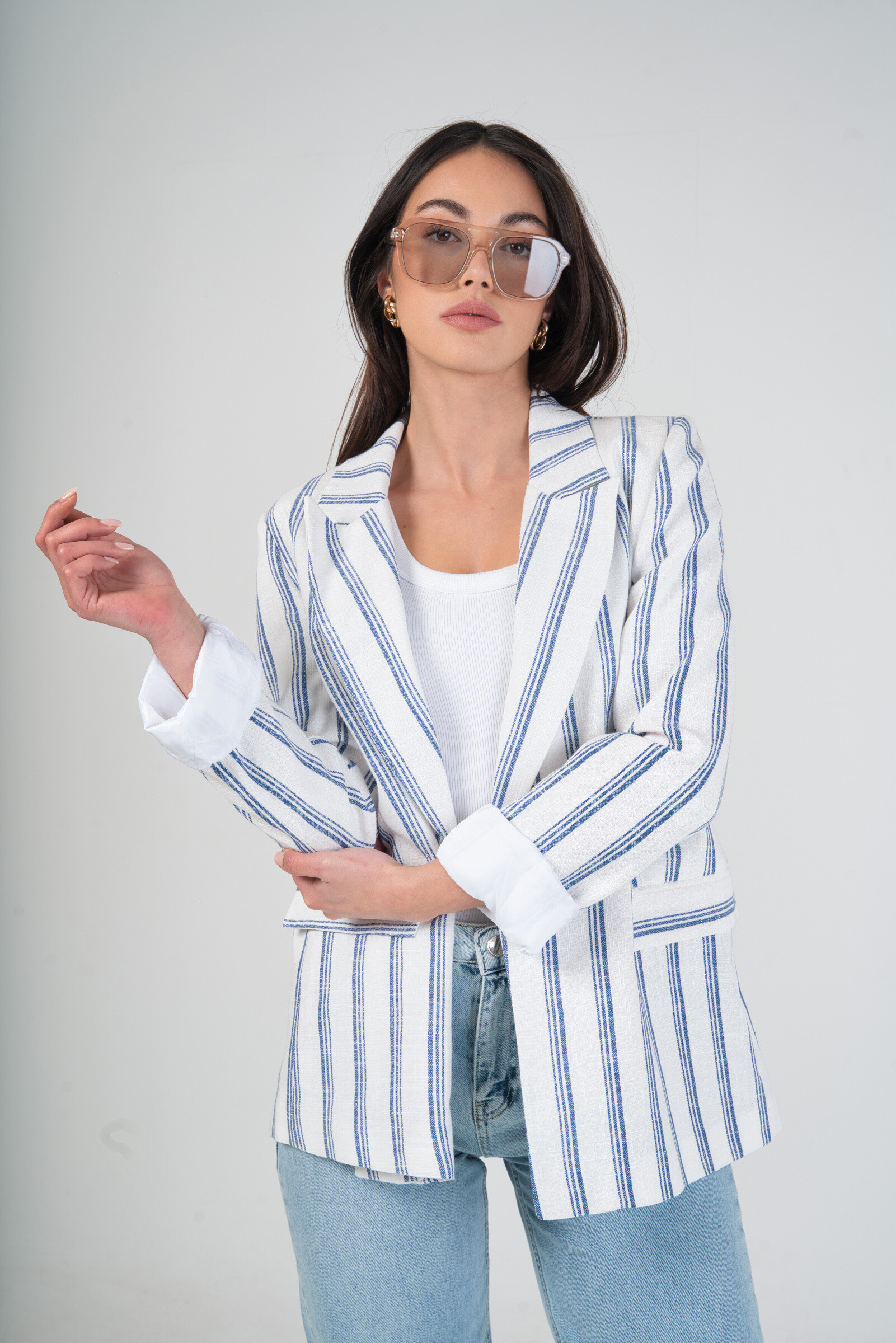 Wholesaler MAXMILA PARIS - Beach air striped jacket