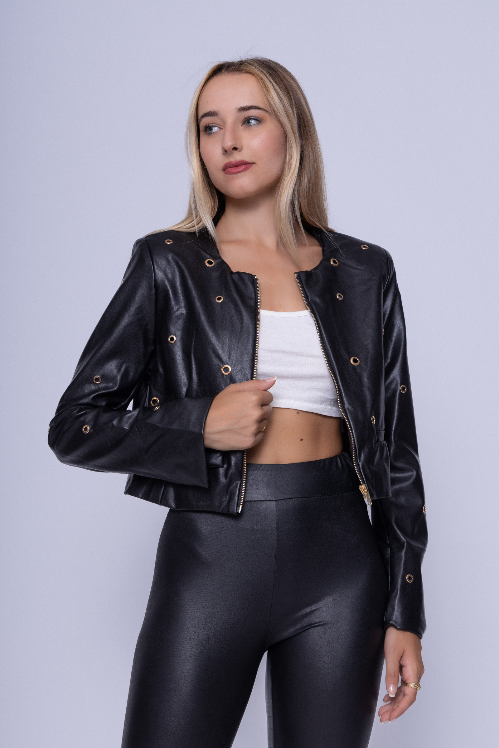 Mayorista MAY MODA - Chaqueta de cuero sintético