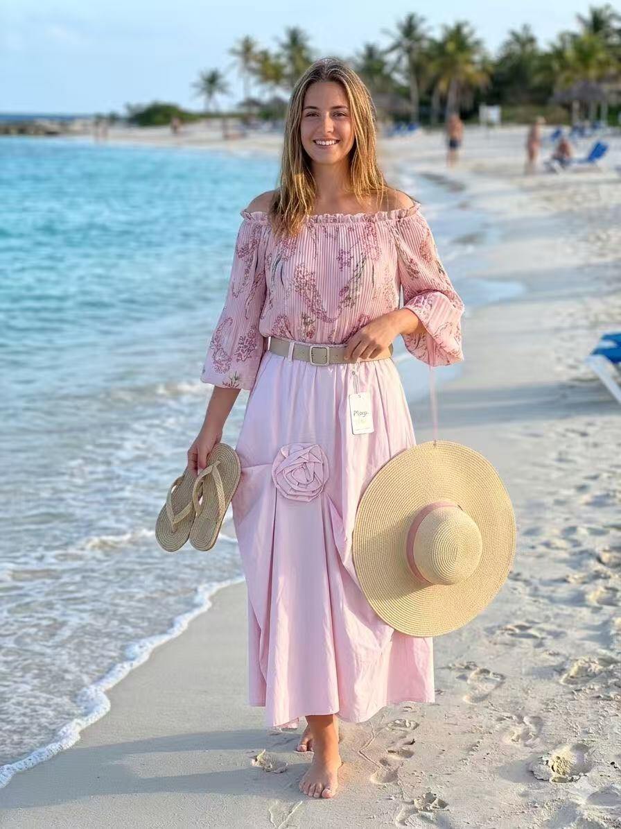 Grossiste MAY MODA - Jupes avec fleurs devant