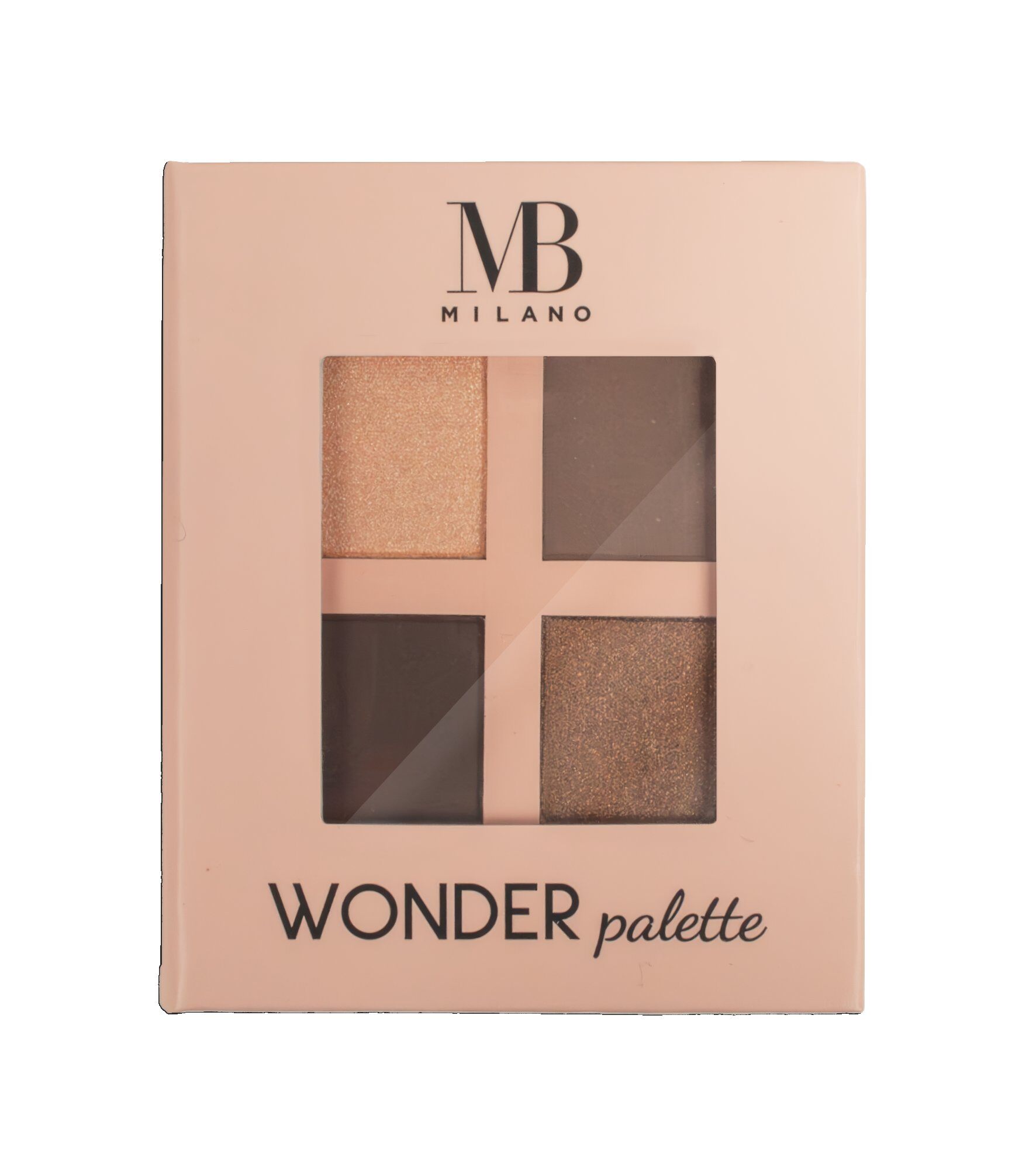 Großhändler MB MILANO - Lidschattenpalette - MB Milano - Serie 2 Varianten - NUDE / PFLAUME - PCB x5 pro Variante - Herkunft Italien