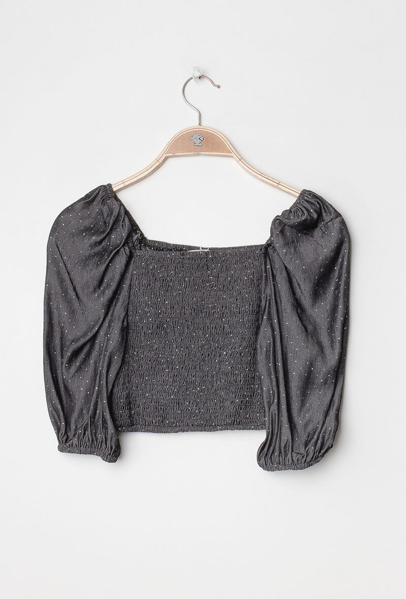 Grossiste MC LORENE - Crop top en jean
