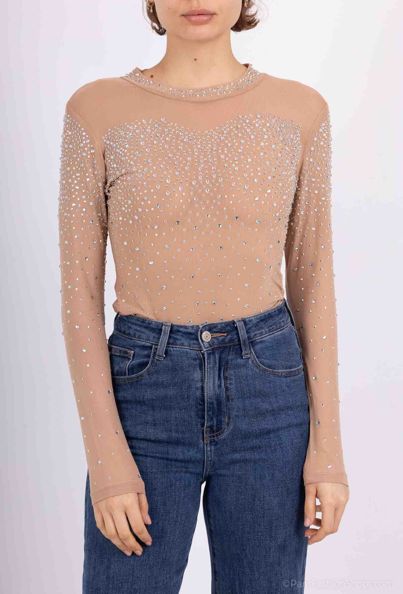 Grossiste Melena Diffusion - bodys transparent et strass