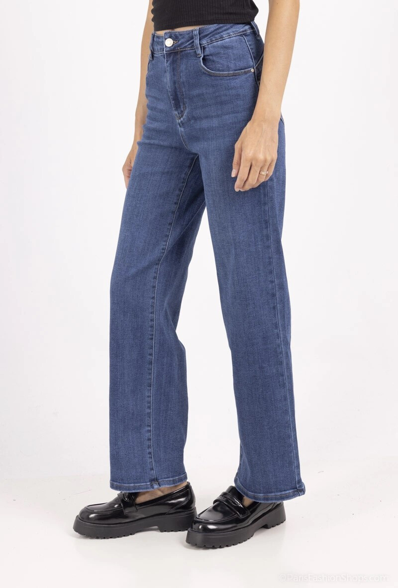 Wholesaler Alina - large size wide leg jeans