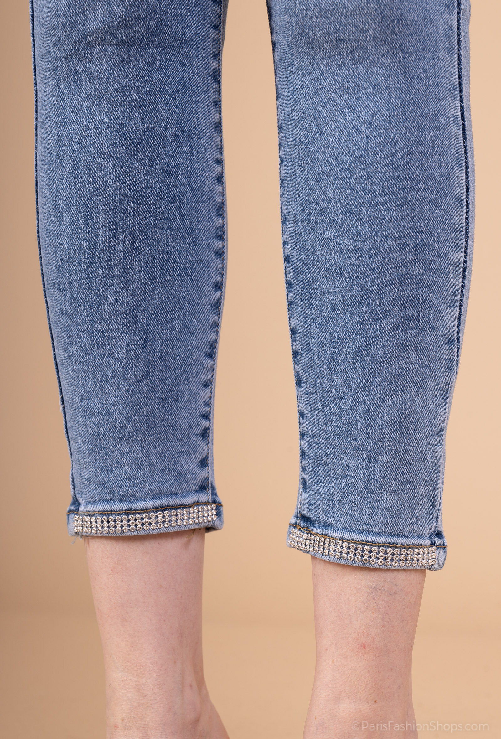 Grossiste Melena Diffusion - Jeans grande taille strass