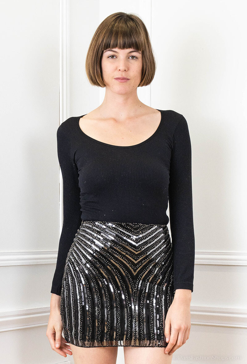 Wholesaler Melena Diffusion - Sequinned skirt