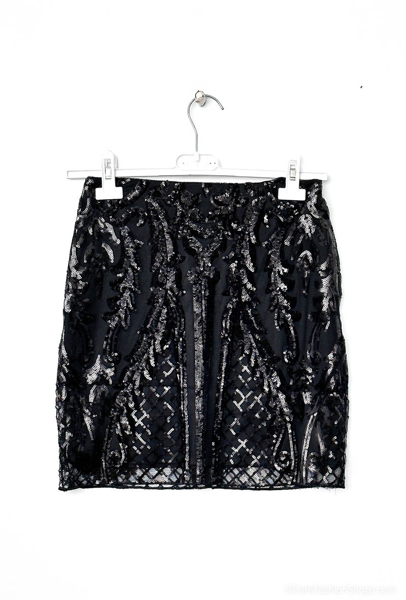 Wholesaler Alina - Sequinned skirt
