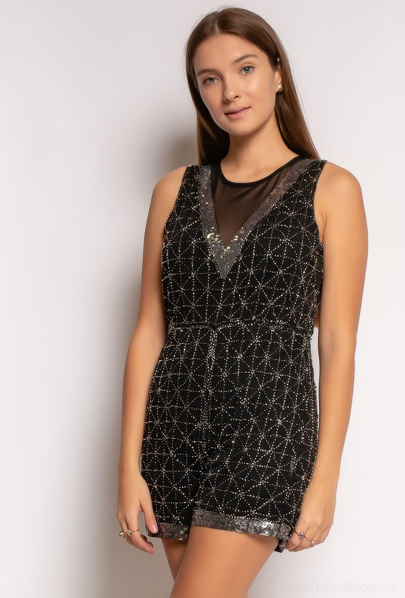 Grossiste Alina - Robe de fête en perles