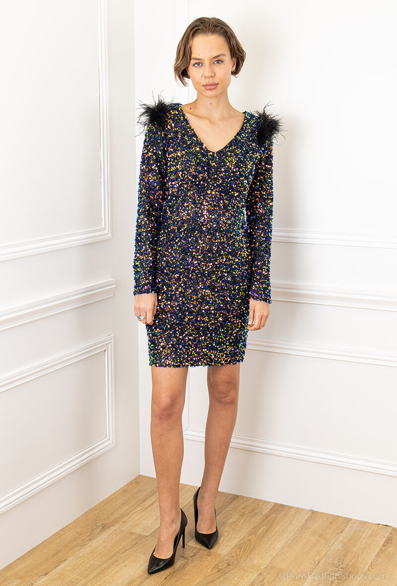 Wholesaler Melena Diffusion - Sequinned party dress