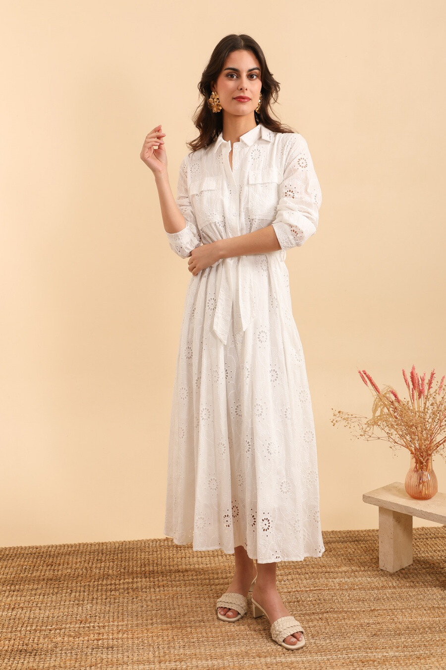 Grossiste Melena Diffusion - Robe chemise boheme