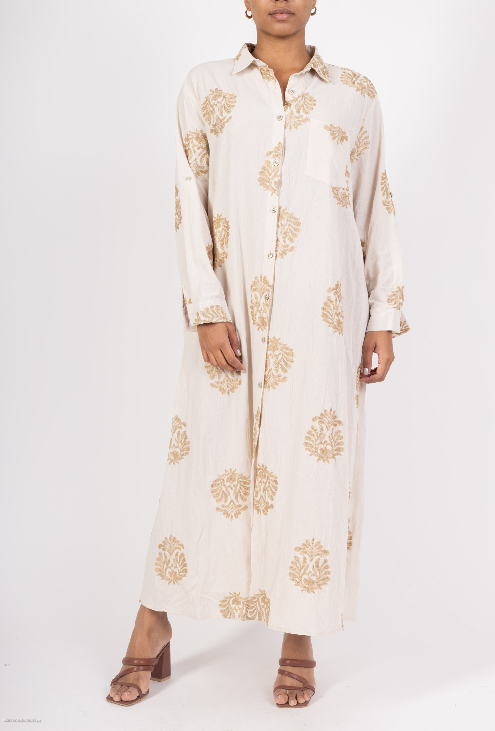 Wholesaler Melena Diffusion - Long embroidered dress