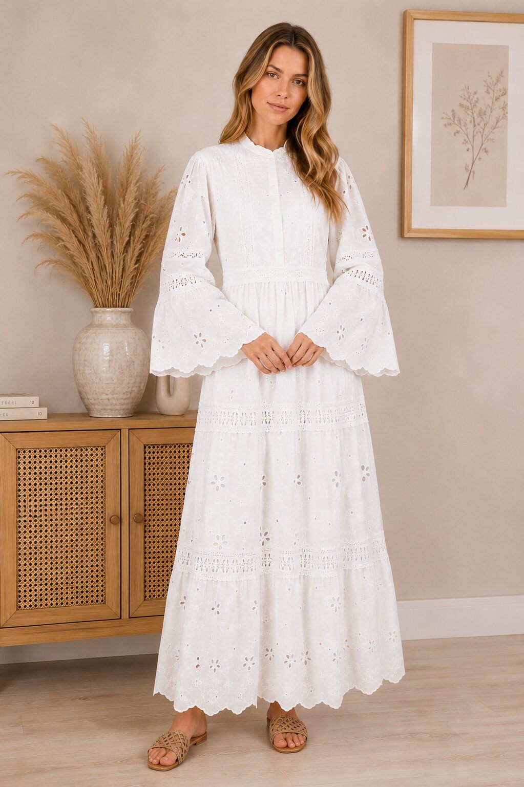 Mayorista Melena Diffusion - Vestido Bohemio de Algodón