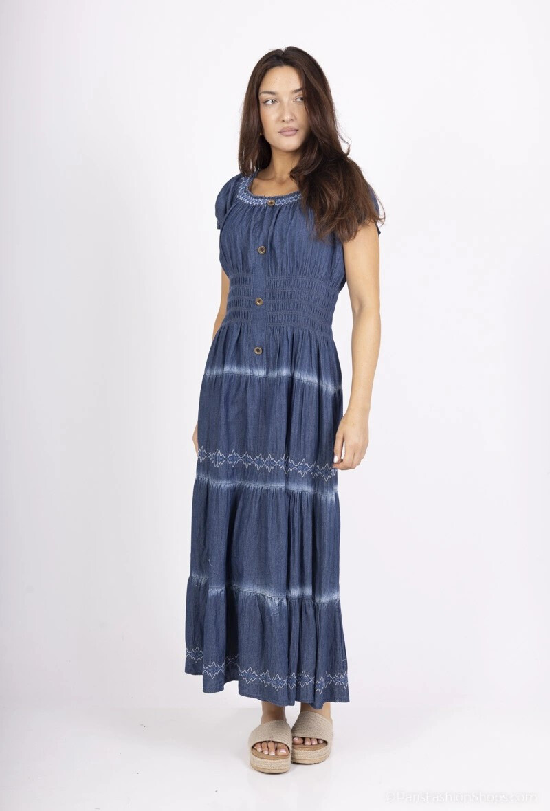 Grossista Melena Diffusion - abito di jeans